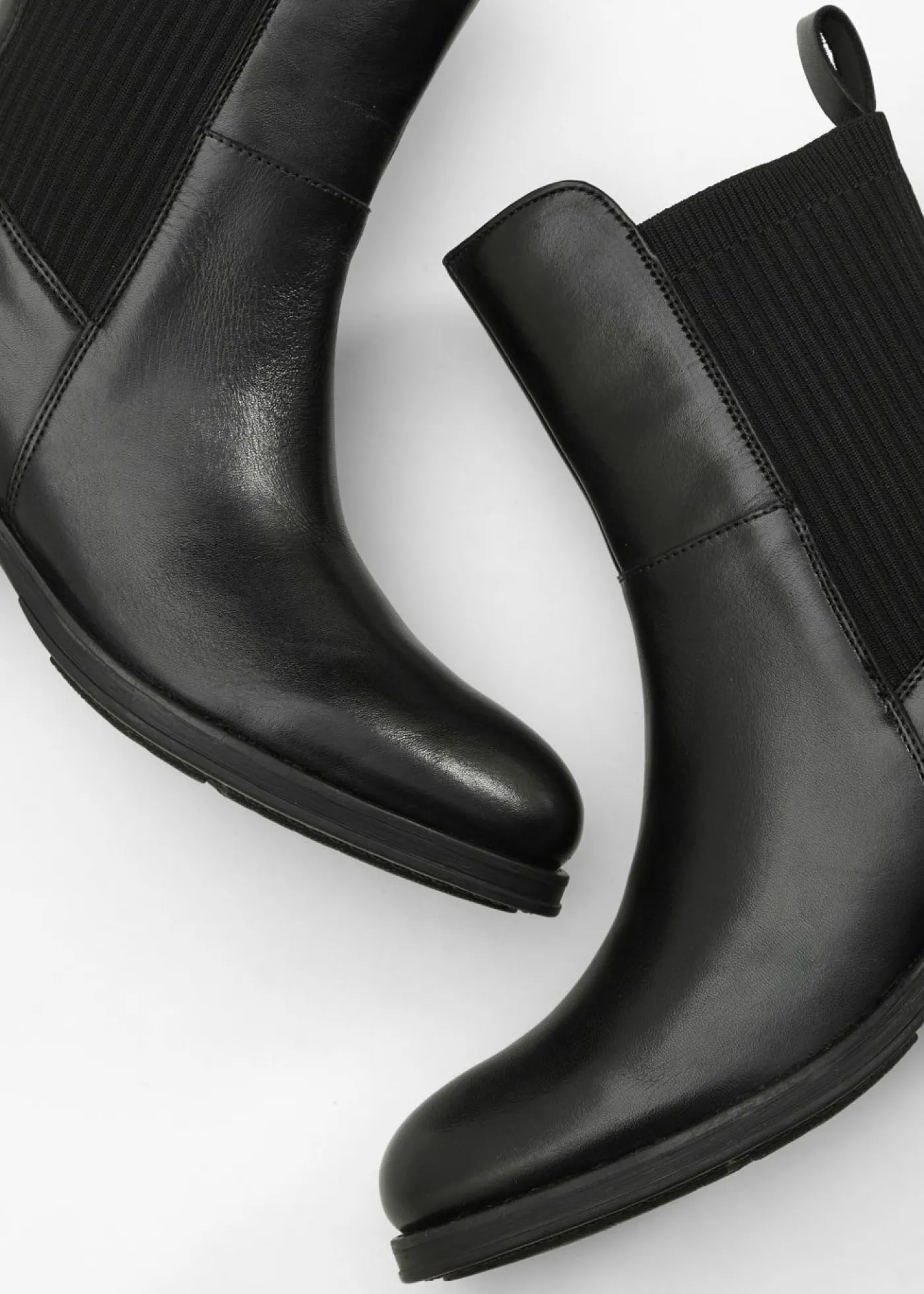 bonprix bonprix Botas de cuero Negro