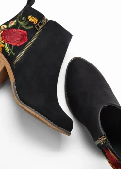 bonprix bonprix Botas de estilo cowboy con bordado Negro Sale