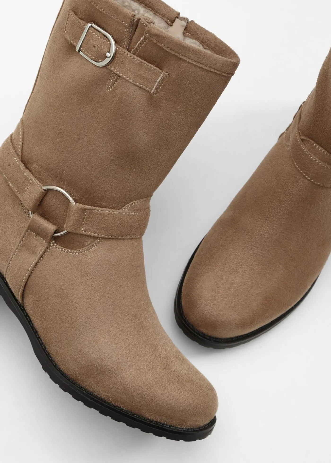 bonprix bonprix Botas moteras oliva pálido Sale