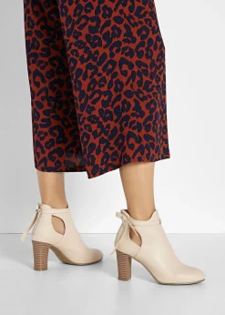 bonprix bonprix Botines con aberturas Beige