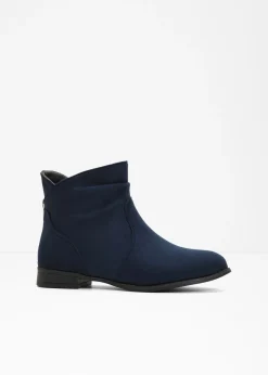 bonprix bonprix Botines con fruncido Azul marino Best
