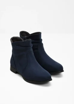 bonprix bonprix Botines con fruncido Azul marino Best