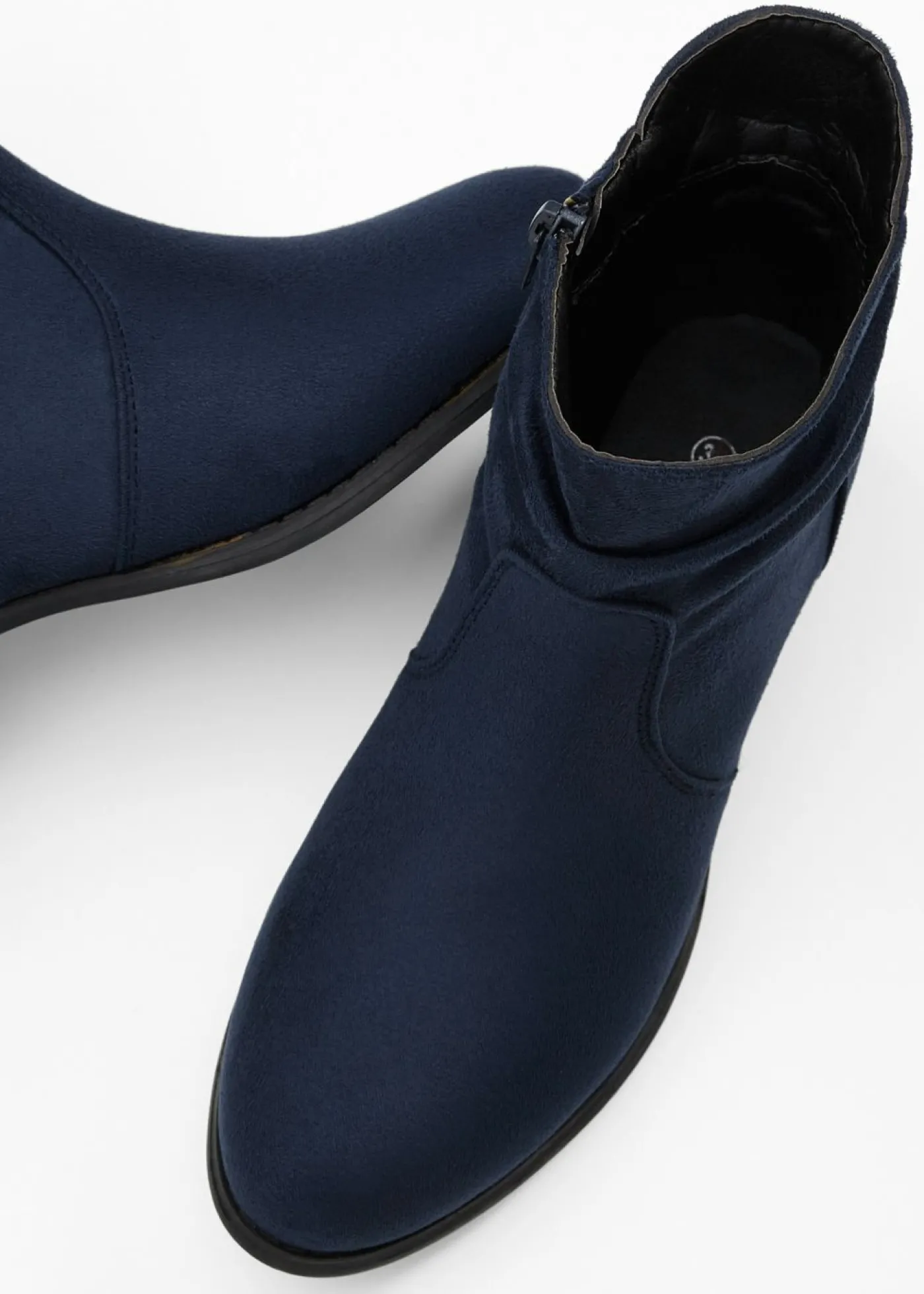 bonprix bonprix Botines con fruncido Azul marino Best
