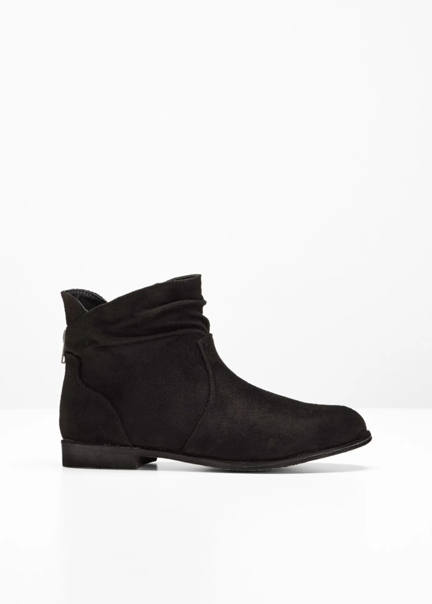 bonprix bonprix Botines con fruncido Negro New