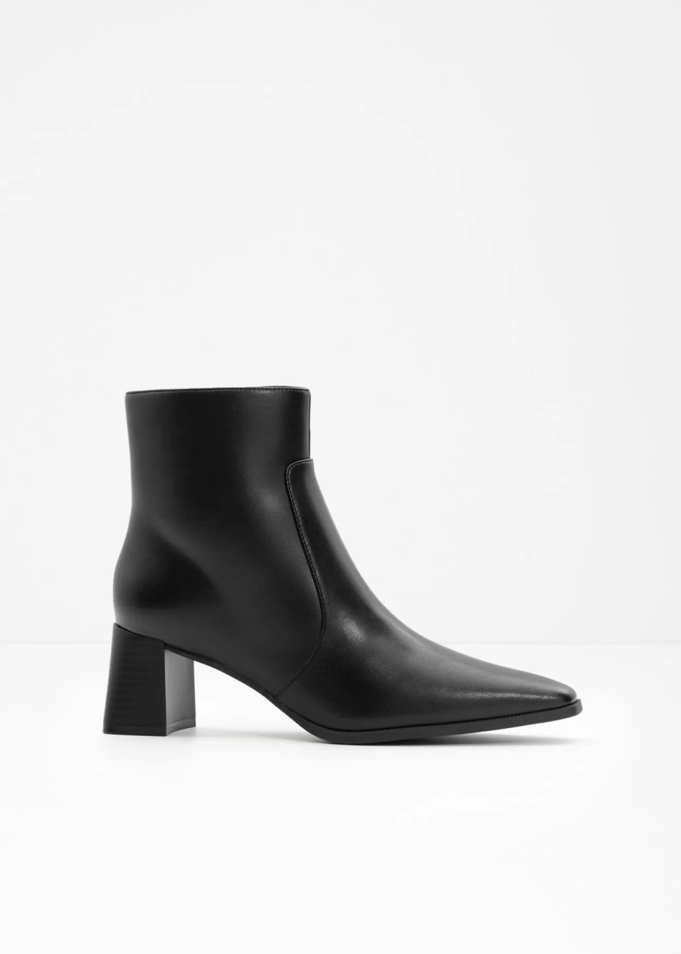 bonprix bonprix Botines con tacón grueso Negro New