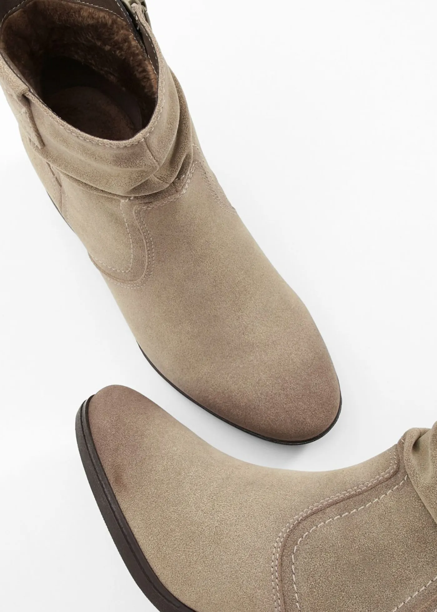 bonprix Jana Botines cowboy taupe New