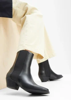 bonprix bonprix Botines cowboy Negro New