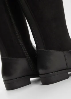 bonprix bonprix Botines de caña ancha Negro Discount