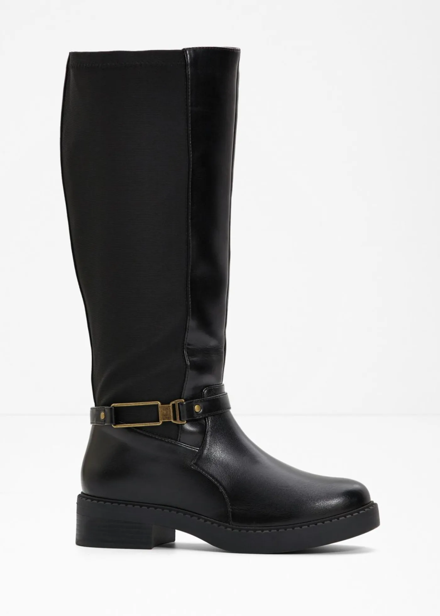 bonprix bonprix Botines de caña ancha Negro Sale