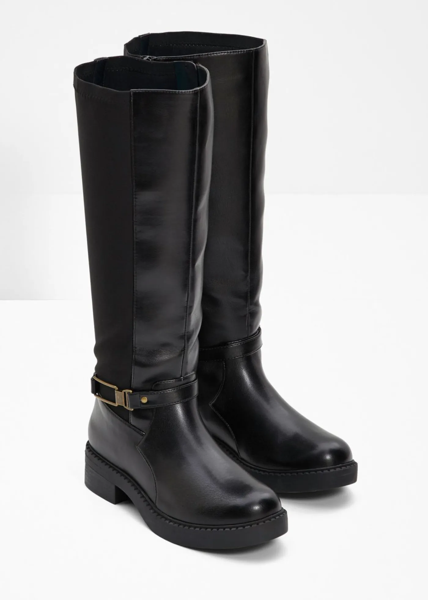 bonprix bonprix Botines de caña ancha Negro Sale
