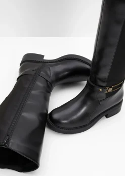 bonprix bonprix Botines de caña ancha Negro Sale