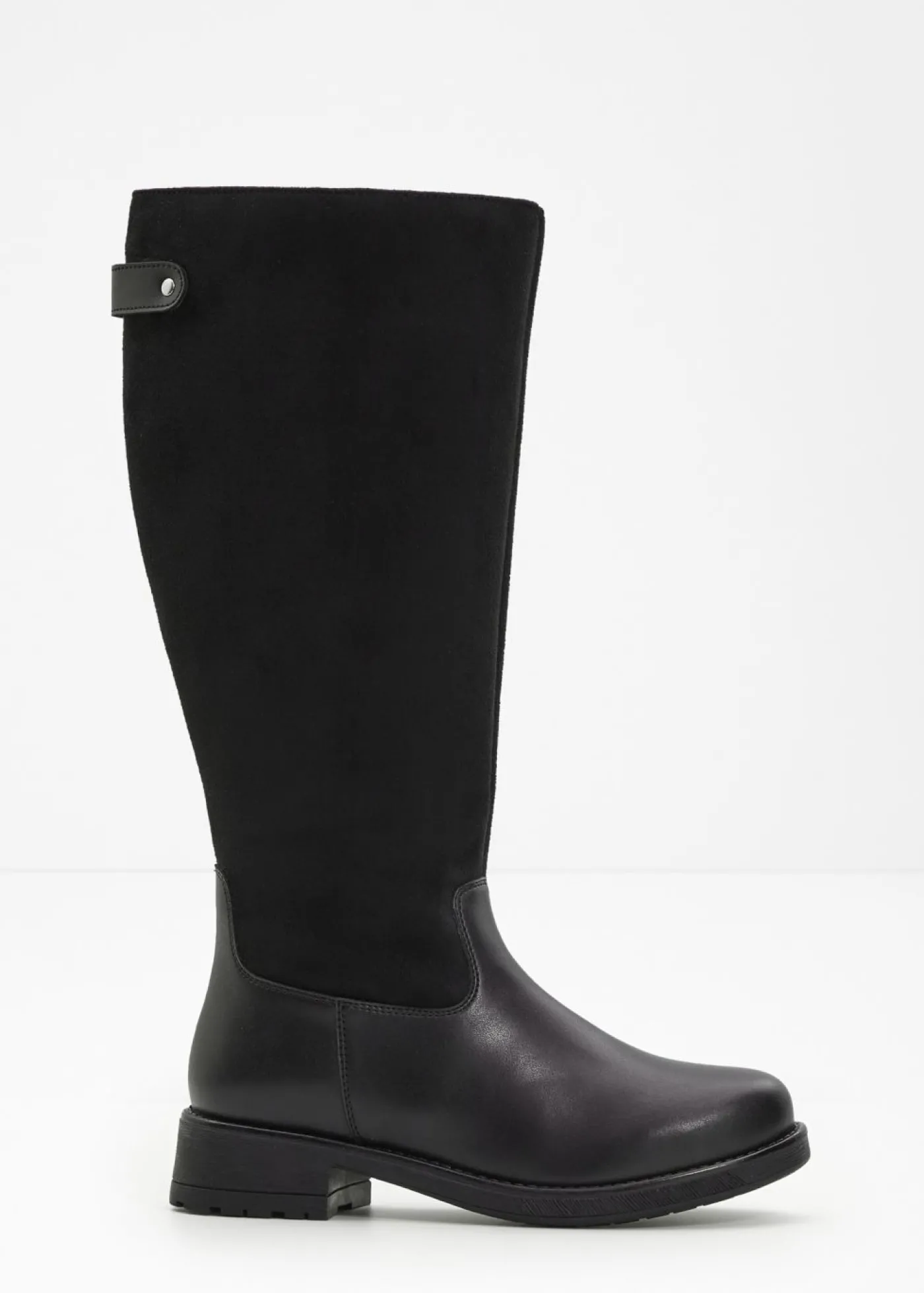 bonprix bonprix Botines de caña ancha Negro Clearance