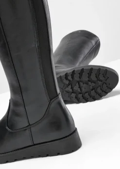 bonprix bonprix Botines de caña ancha Negro Outlet