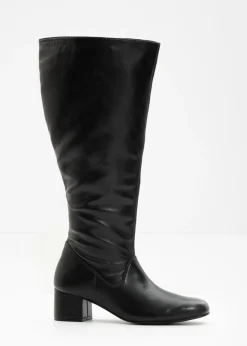 bonprix bonprix Botines de caña ancha Negro New