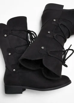 bonprix bonprix Botines de cordones Negro Outlet