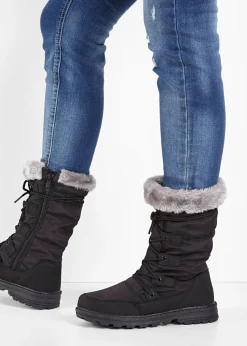 bonprix bonprix Botines de cordones Negro Sale