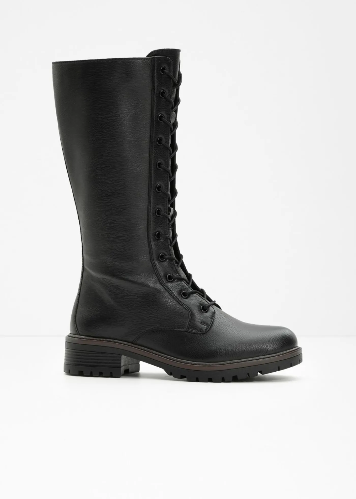 bonprix bonprix Botines de cordones Negro