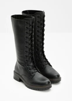 bonprix bonprix Botines de cordones Negro
