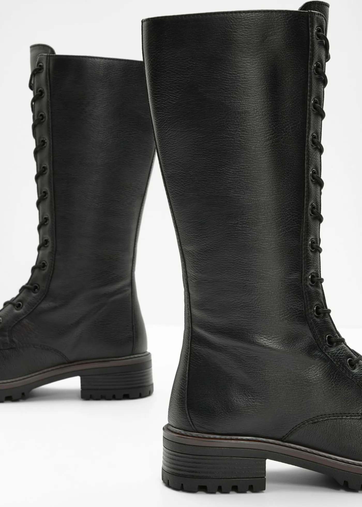bonprix bonprix Botines de cordones Negro