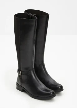 bonprix bonprix Botines de cuero Negro Clearance