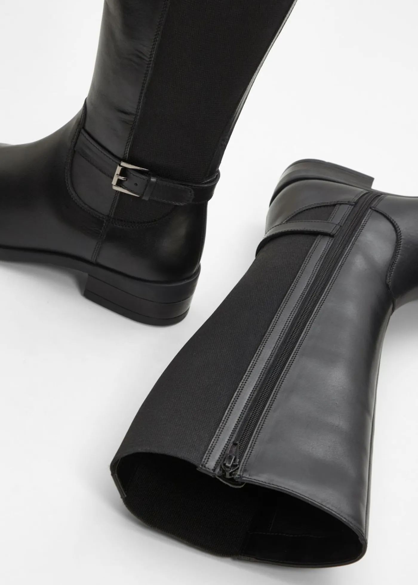 bonprix bonprix Botines de cuero Negro Clearance