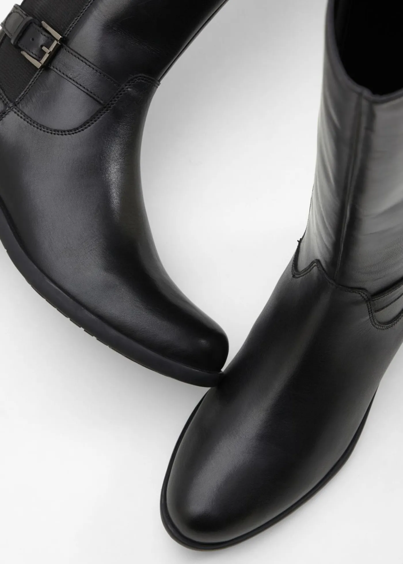 bonprix bonprix Botines de cuero Negro Clearance
