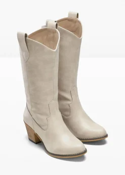 bonprix bonprix Botines vaqueros Marrón grisáceo Clearance