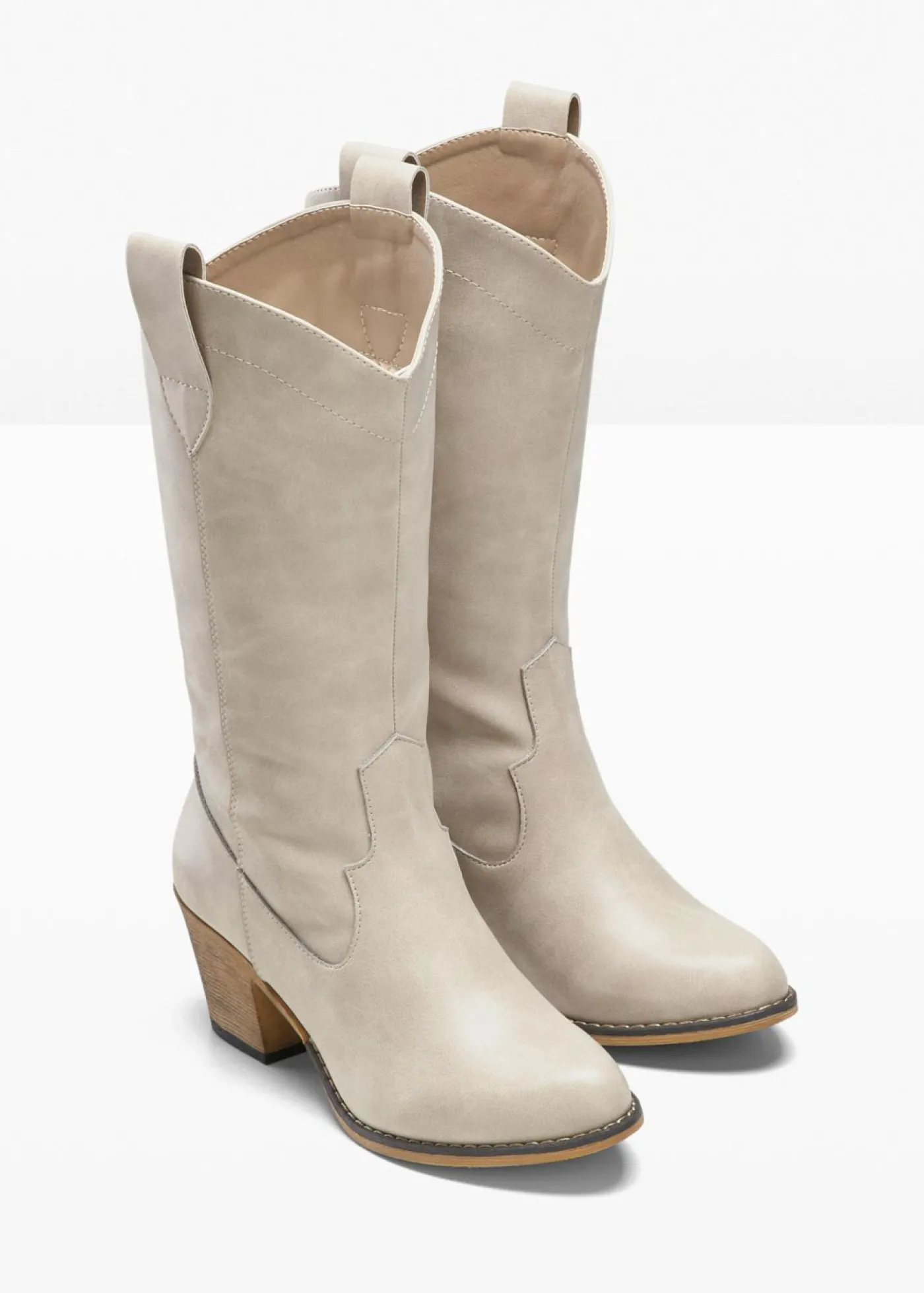 bonprix bonprix Botines vaqueros Marrón grisáceo Clearance