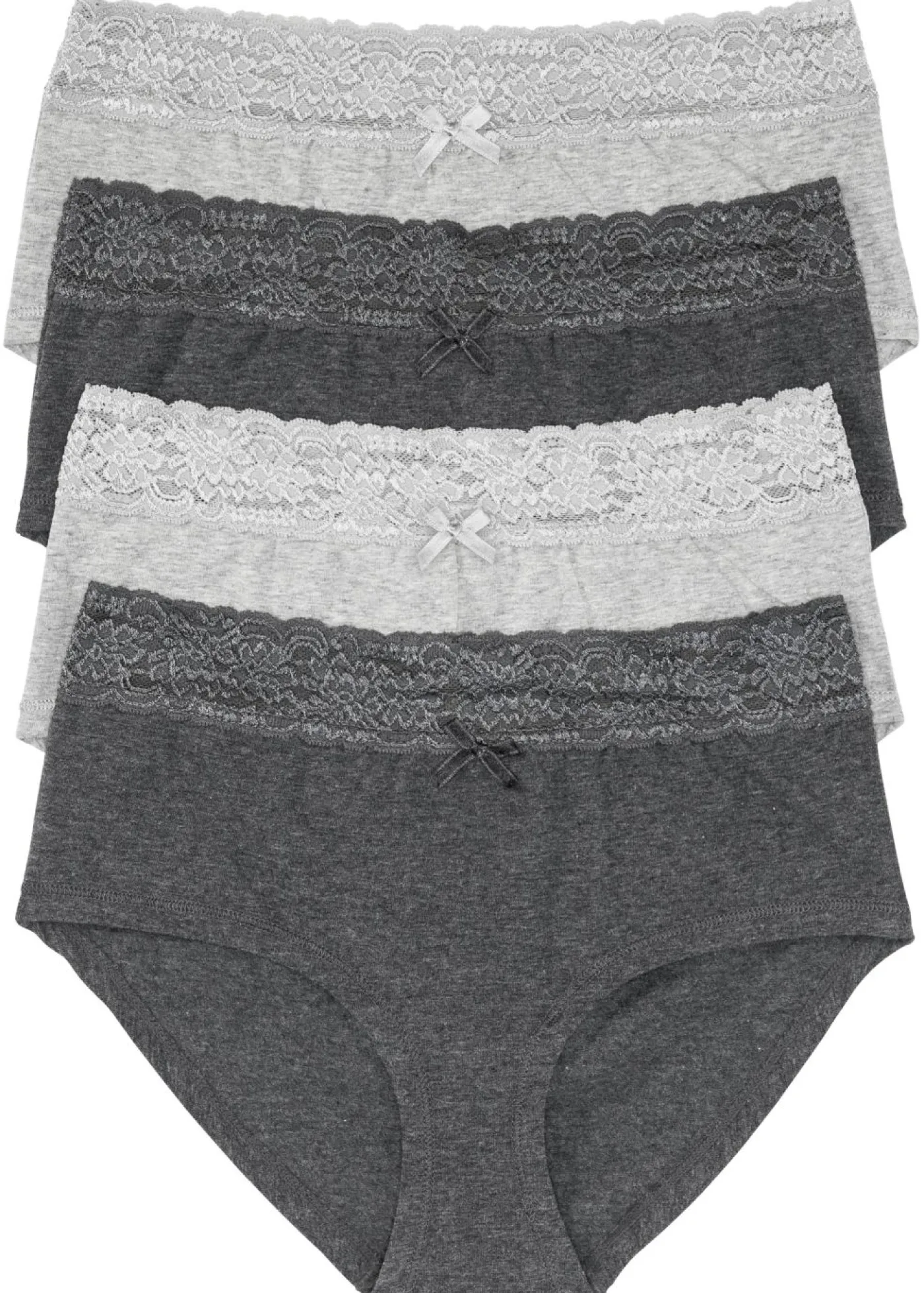 bonprix bonprix Braga (4 unidades) Antracita-gris claro jaspeado Discount