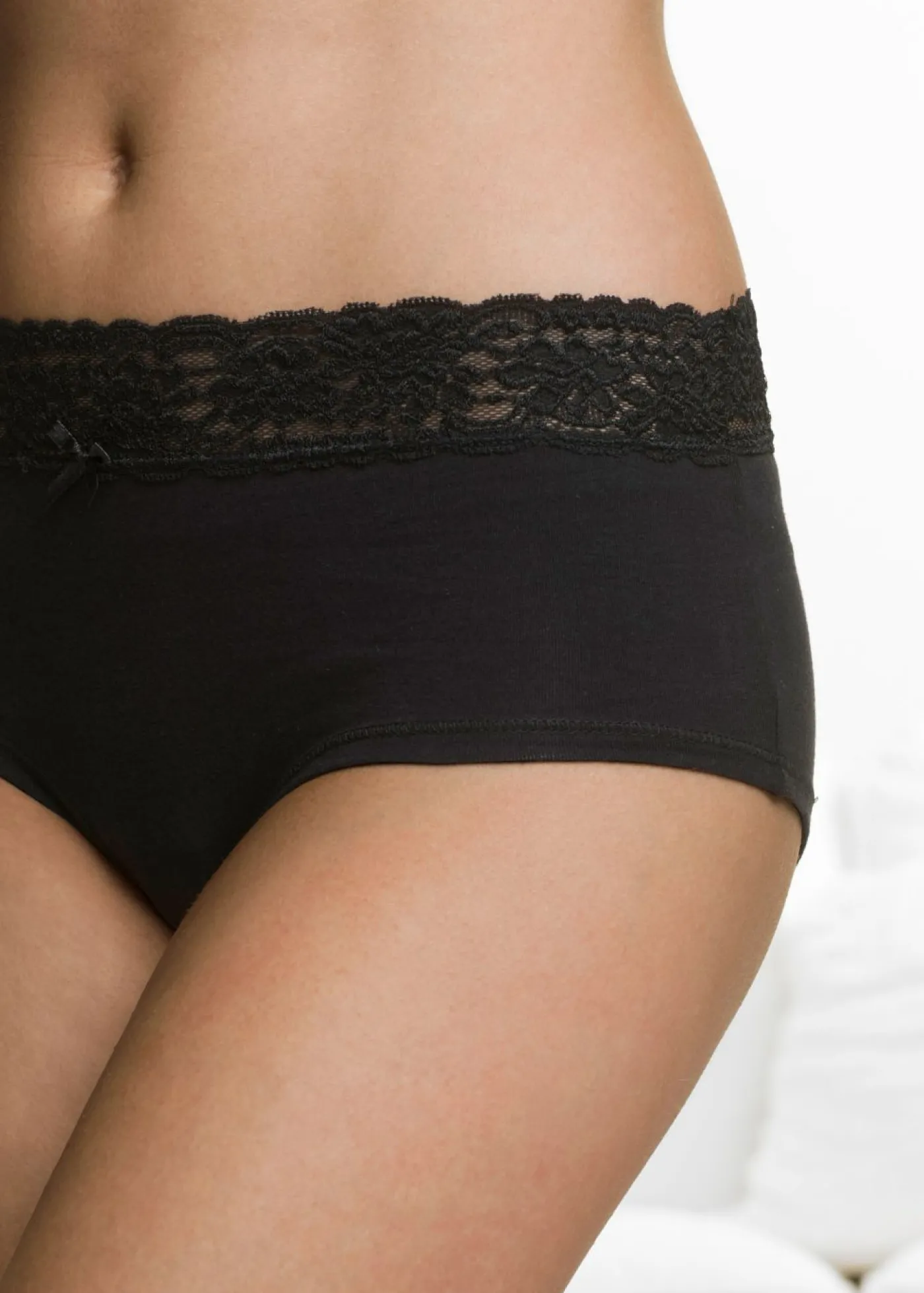 bonprix bonprix Braga (4 unidades) Negro-blanco