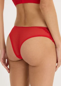 bonprix bonprix Braga brasileña con bordado Rojo salsa Hot