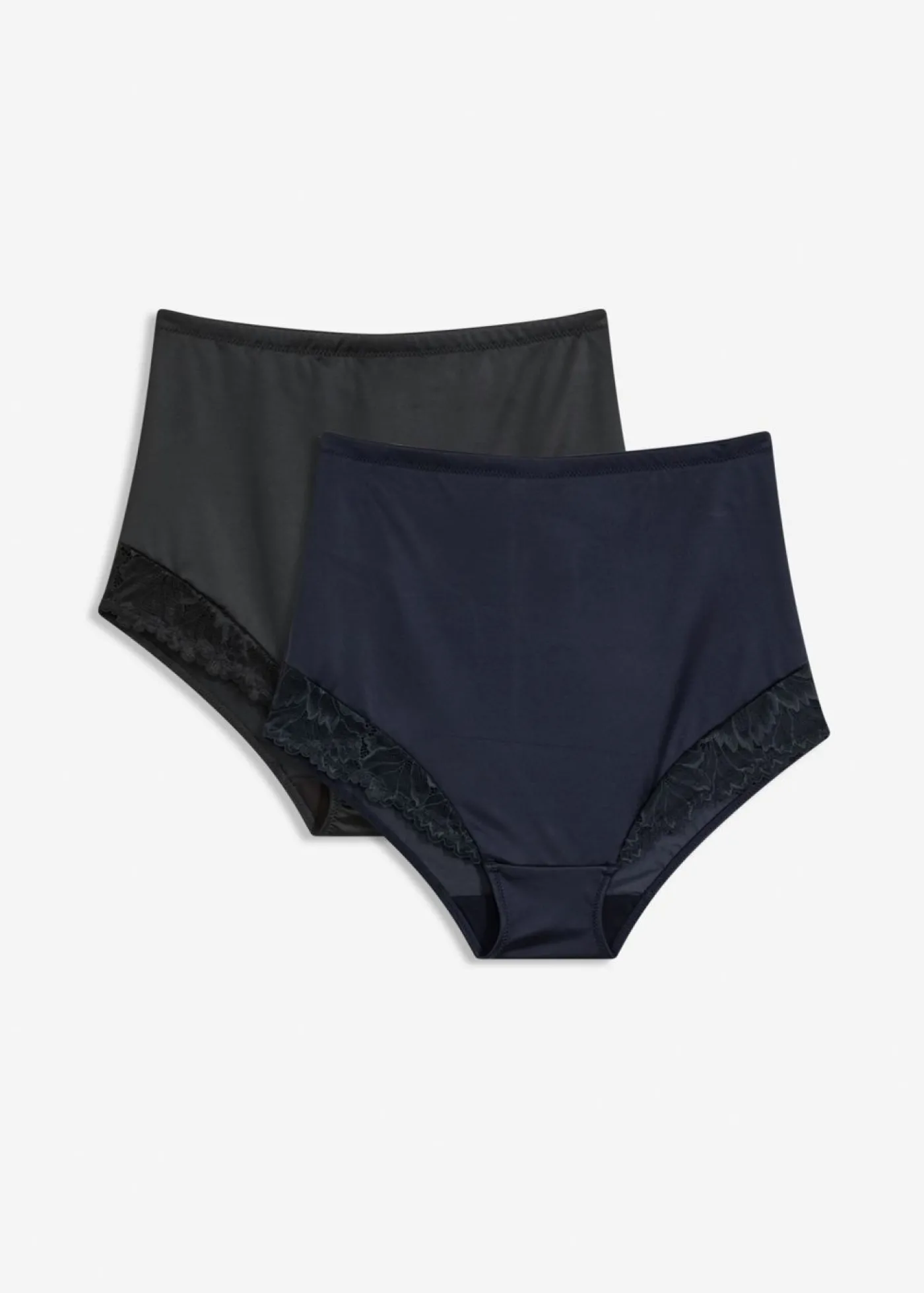 bonprix bonprix Braga brillante y efecto moldeador medio (2 unidades) negro-azul intenso Sale