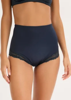 bonprix bonprix Braga brillante y efecto moldeador medio (2 unidades) negro-azul intenso Sale