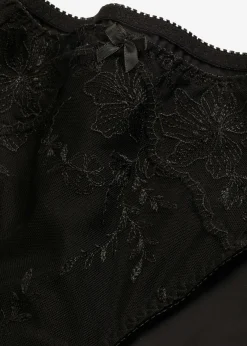 bonprix bonprix Braga con bordado Negro Outlet