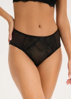 bonprix bonprix Braga con bordado Negro Outlet