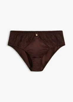bonprix bonprix Braga con efecto brillante Marrón oscuro New
