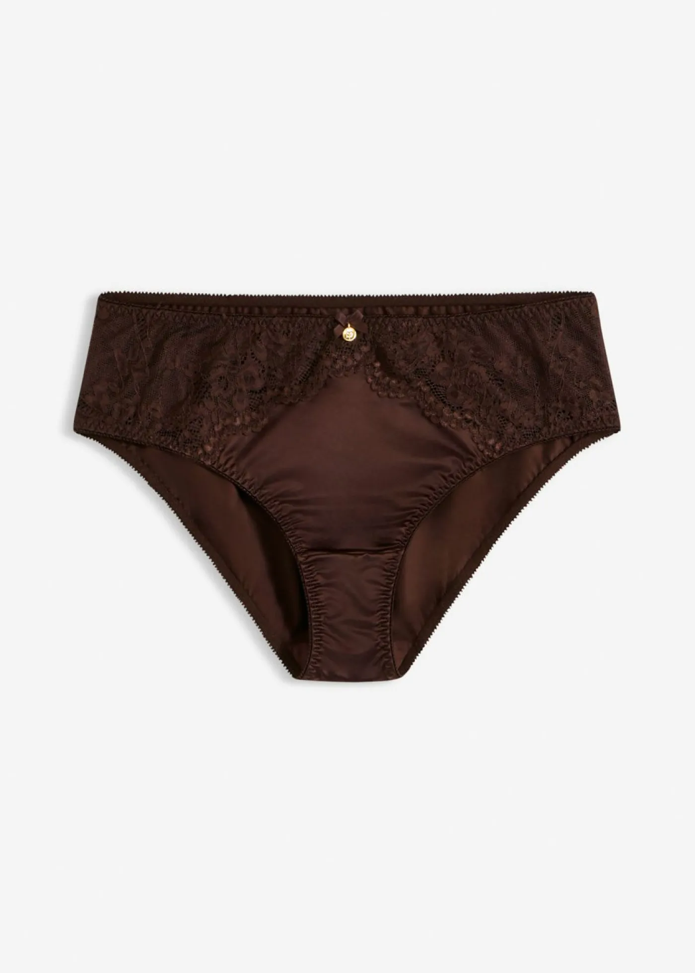 bonprix bonprix Braga con efecto brillante Marrón oscuro New