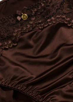 bonprix bonprix Braga con efecto brillante Marrón oscuro New