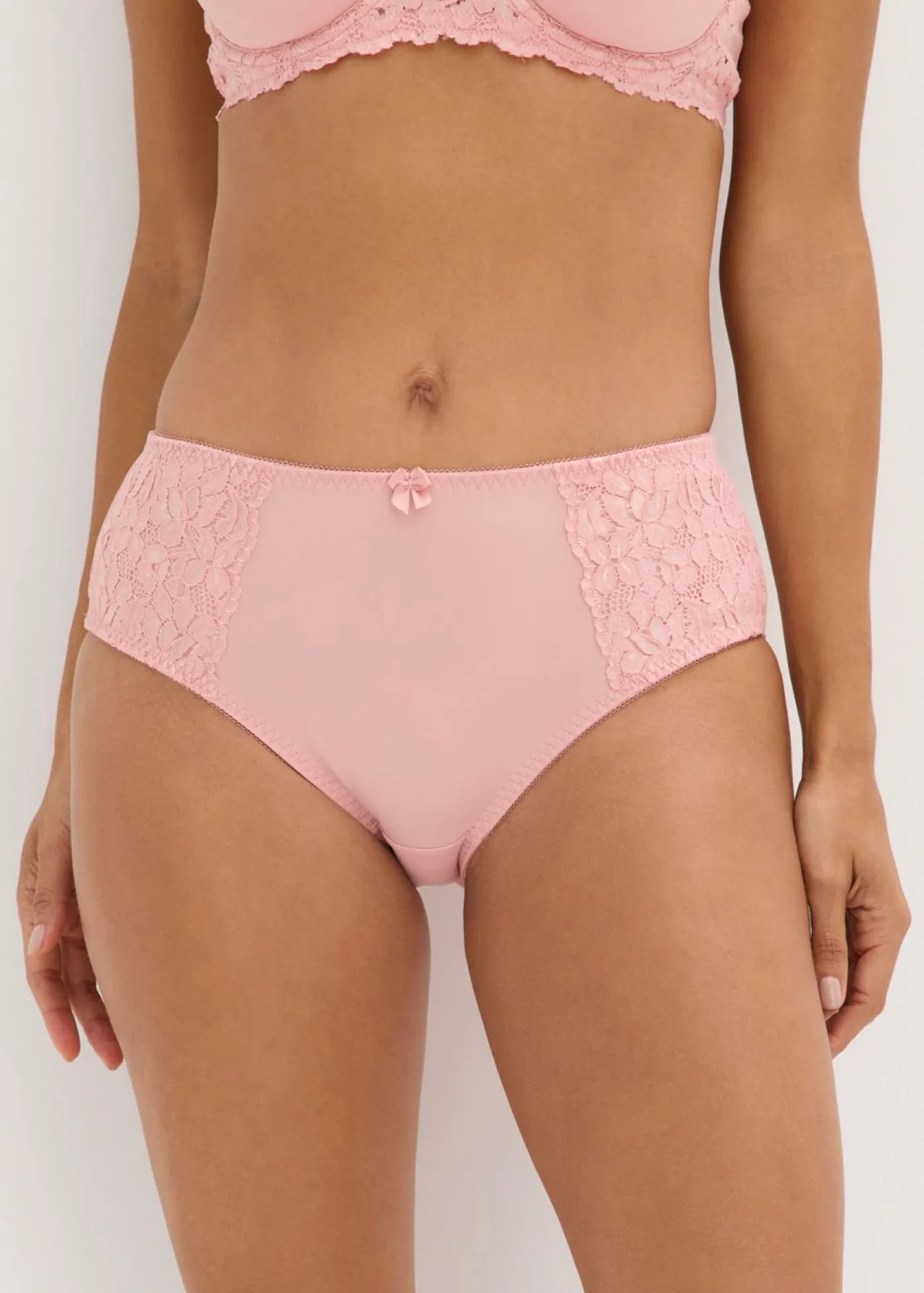 bonprix bonprix Braga con encaje delicado (2 unidades) Rosa vintage + rosa vintage Discount