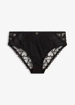bonprix bonprix Braga con encaje delicado Negro New