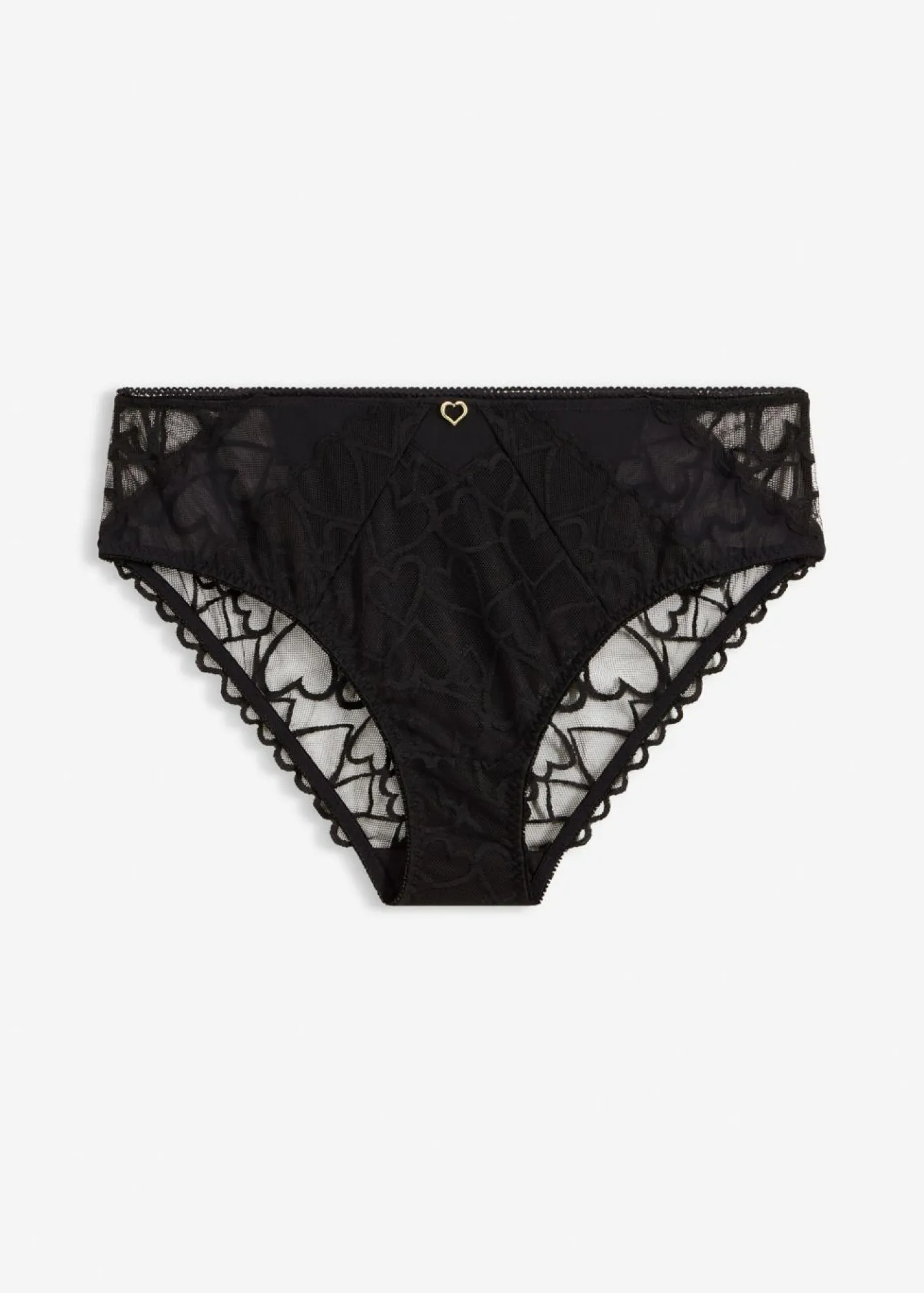bonprix bonprix Braga con encaje delicado Negro New