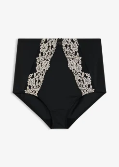 bonprix bonprix Braga con ligero efecto moldeador Negro-blanco lana Clearance