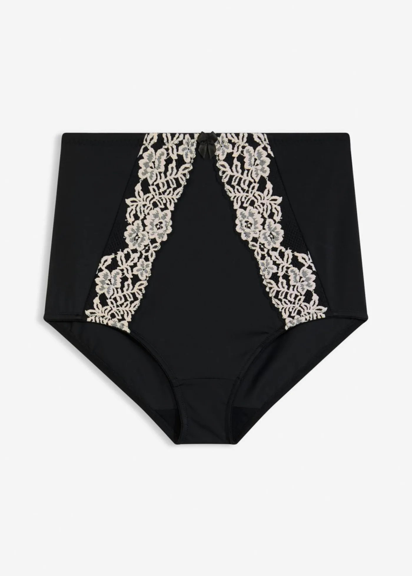 bonprix bonprix Braga con ligero efecto moldeador Negro-blanco lana Clearance