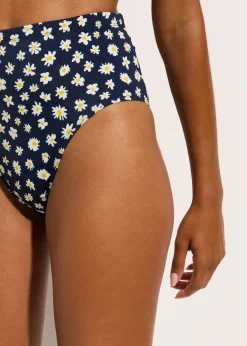 bonprix bonprix Braga de bikini moldeadora (2 unidades) con efecto moldeador medio Azul marino Clearance