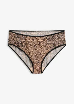 bonprix bonprix Braga de malla estampada estampado cebra negro-beige mate New