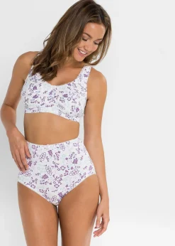 bonprix bonprix Braga de talle alto (5 unidades) Estampado/malva mate/rosa mate Online