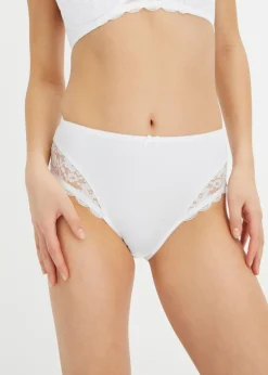 bonprix bonprix Bragas (2 unidades) blanco + blanco New