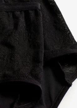 bonprix bonprix Bragas menstruales de microfibra con absorción media (2 unidades) Negro Discount