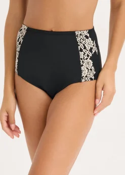 bonprix bonprix Bragas moldeadoras con un gran efecto moldeador Negro-blanco lana New