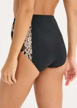 bonprix bonprix Bragas moldeadoras con un gran efecto moldeador Negro-blanco lana New